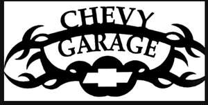 CHEVY GARAGE METAL SIGN
