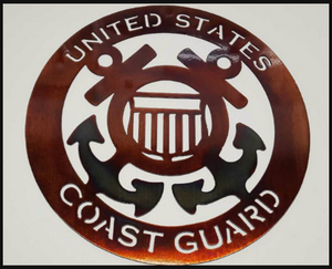US Coast Guard Metal Sign