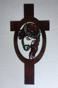 CHRIST Copper Metal Sign