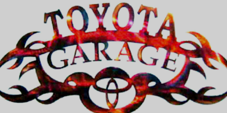 TOYOTA GARAGE METAL SIGN